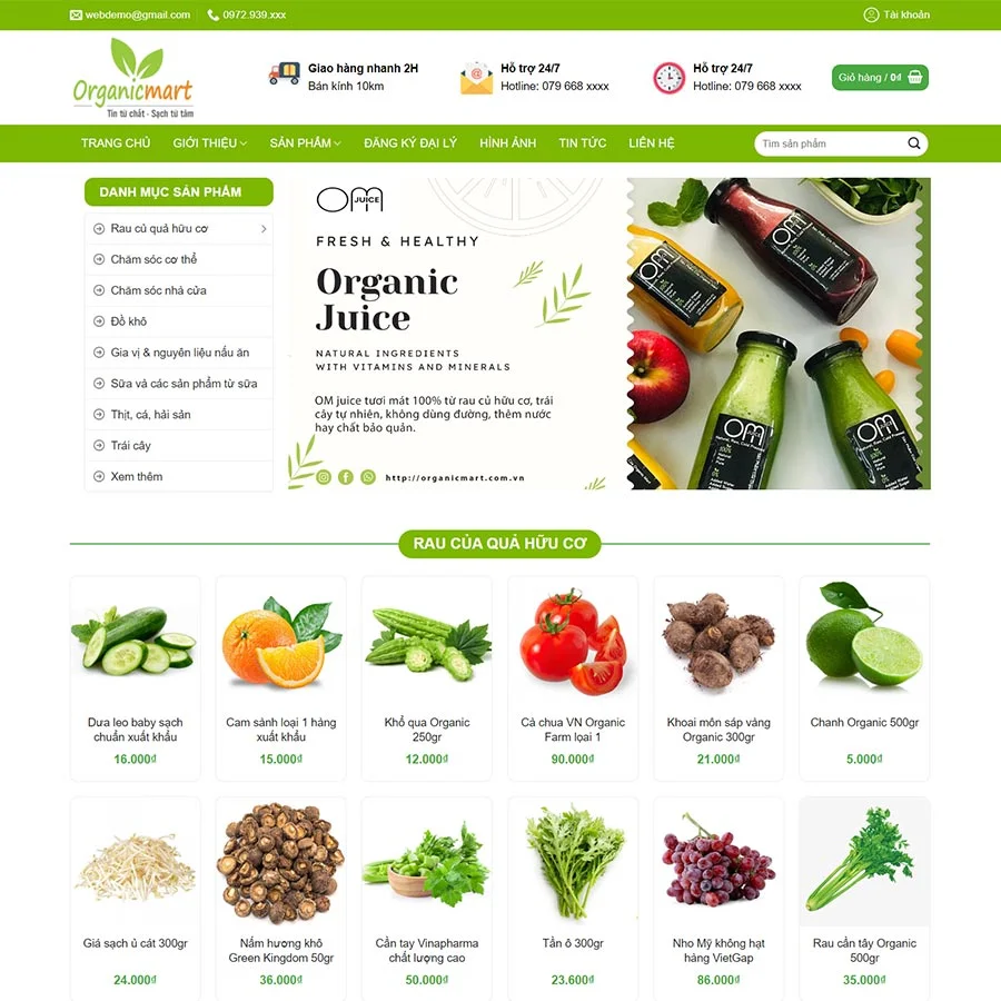 Website Thực Phẩm