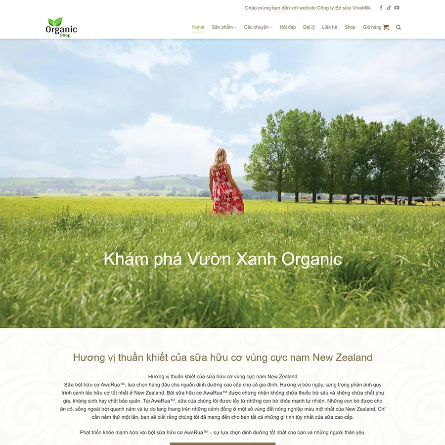 Website Thực Phẩm