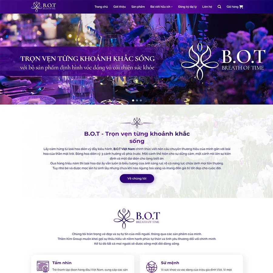 Website Thực Phẩm