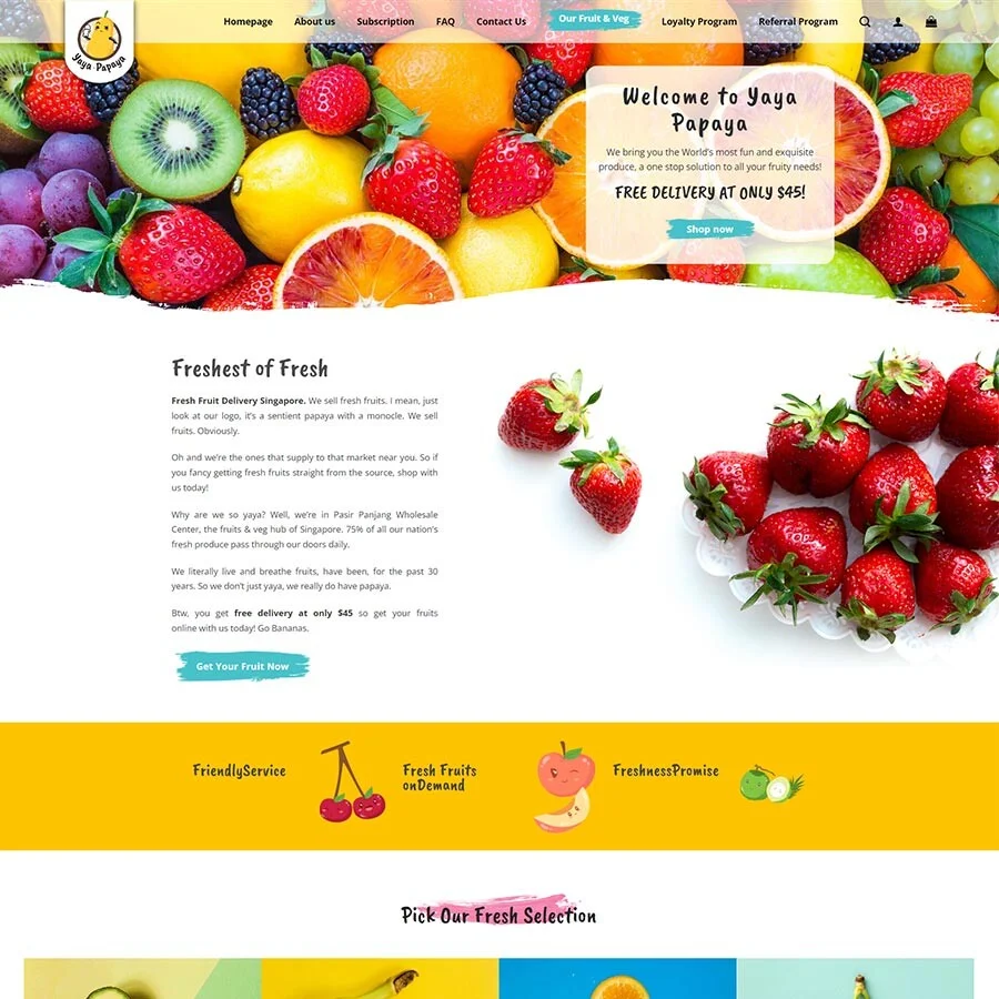 Website Thực Phẩm