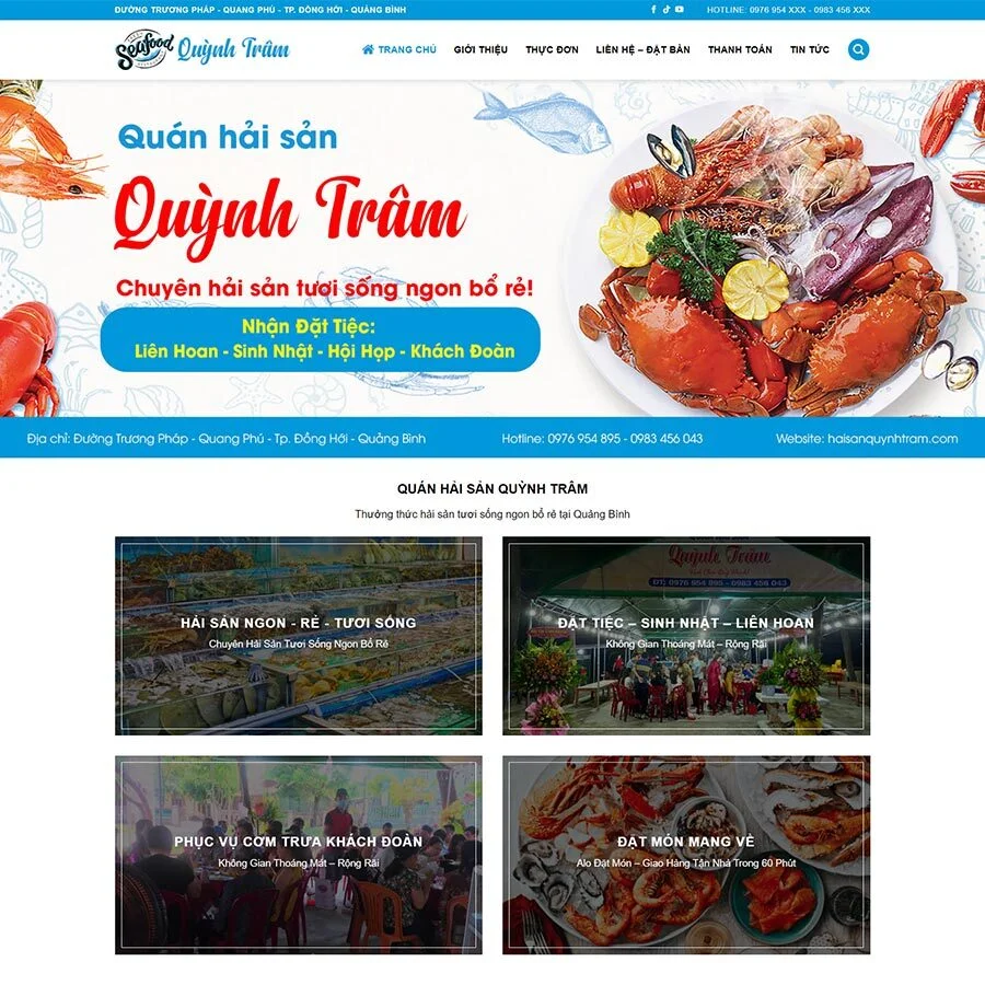 Website Thực Phẩm