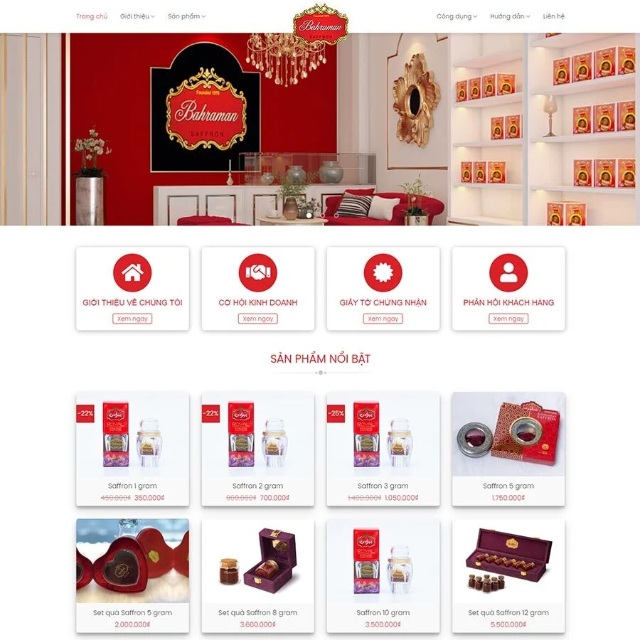 Website Thực Phẩm