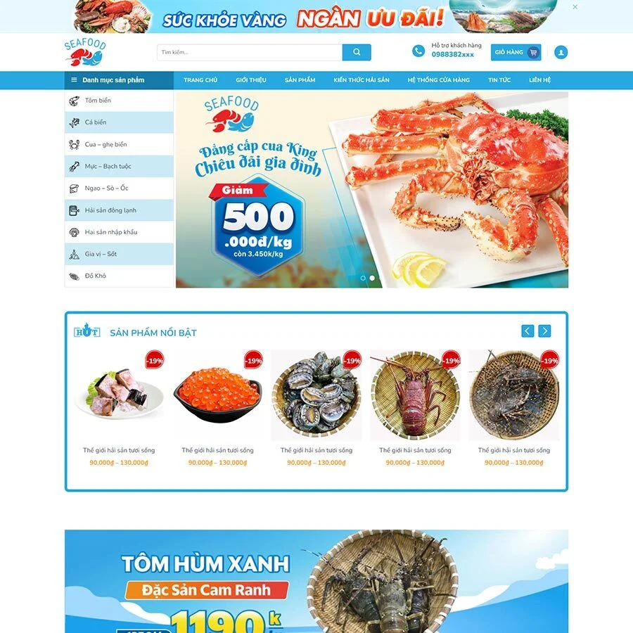 Website Thực Phẩm