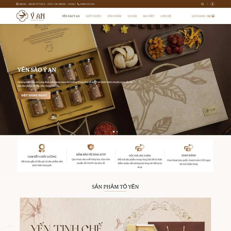 Website Thực Phẩm