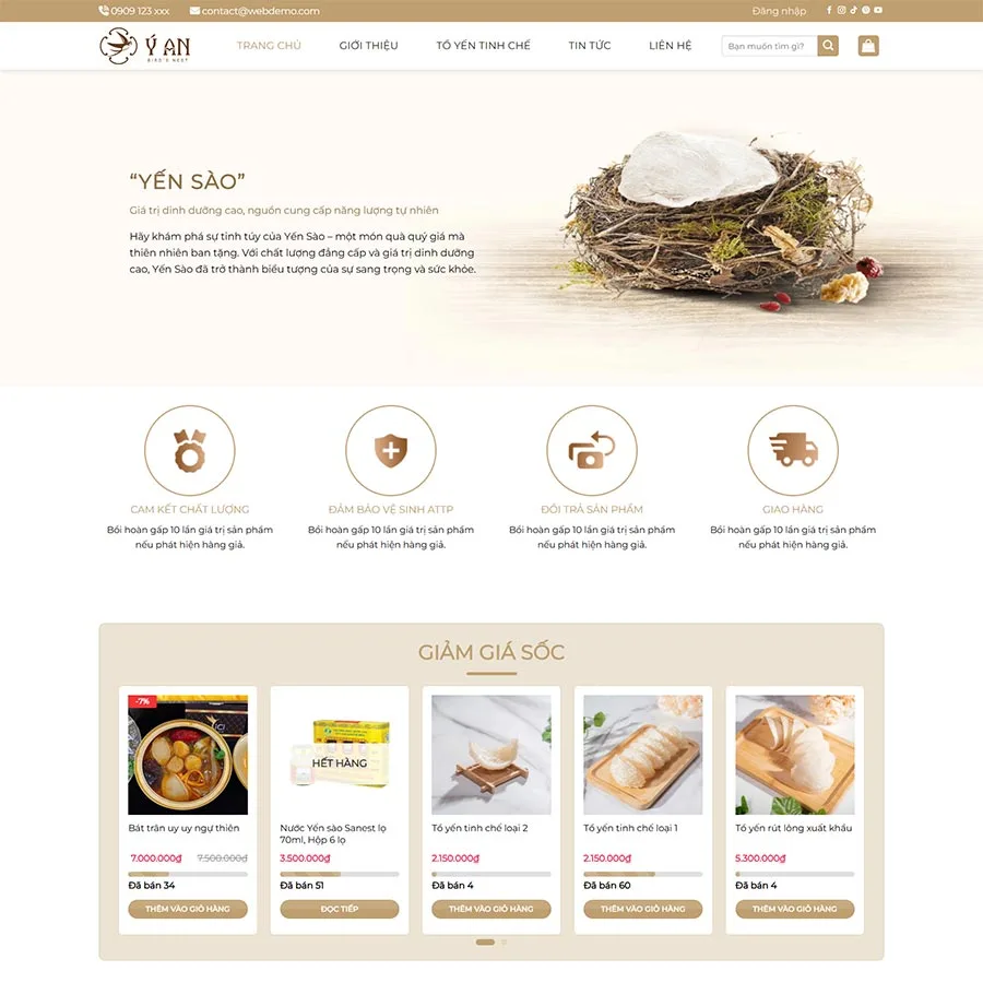 Website Thực Phẩm