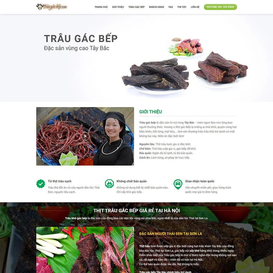 Website Thực Phẩm