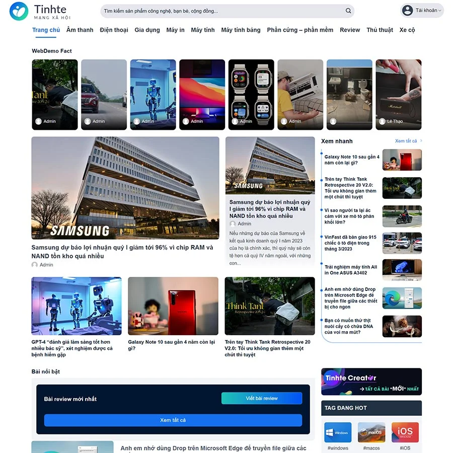 Website Tin Tức