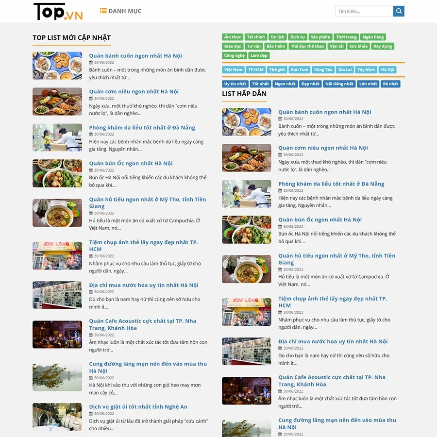 Website Tin Tức
