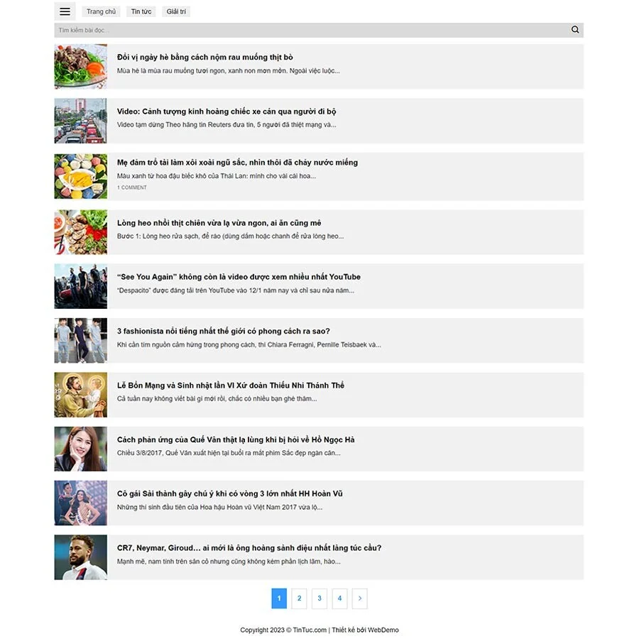 Website Tin Tức