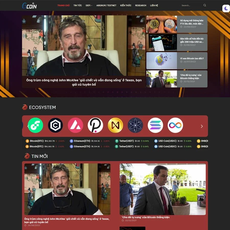 Website Tin Tức