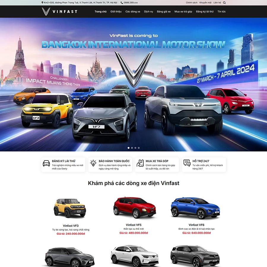 Website Xe Hơi