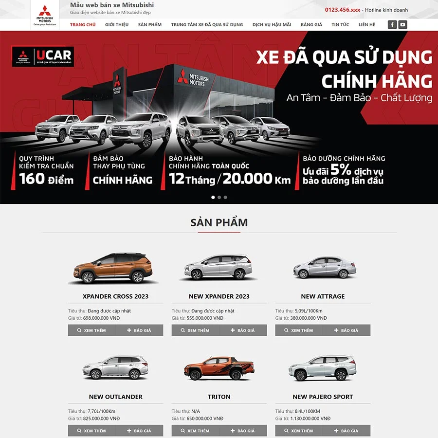 Website Xe Hơi