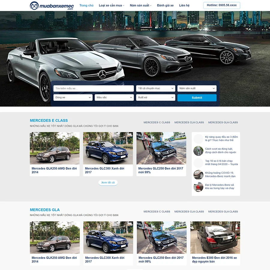 Website Xe Hơi