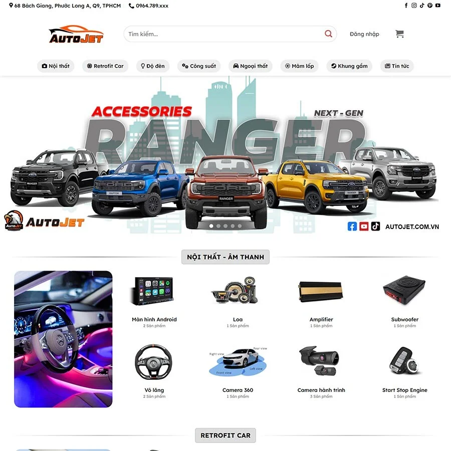 Website Xe Hơi