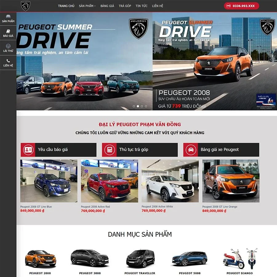 Website Xe Hơi