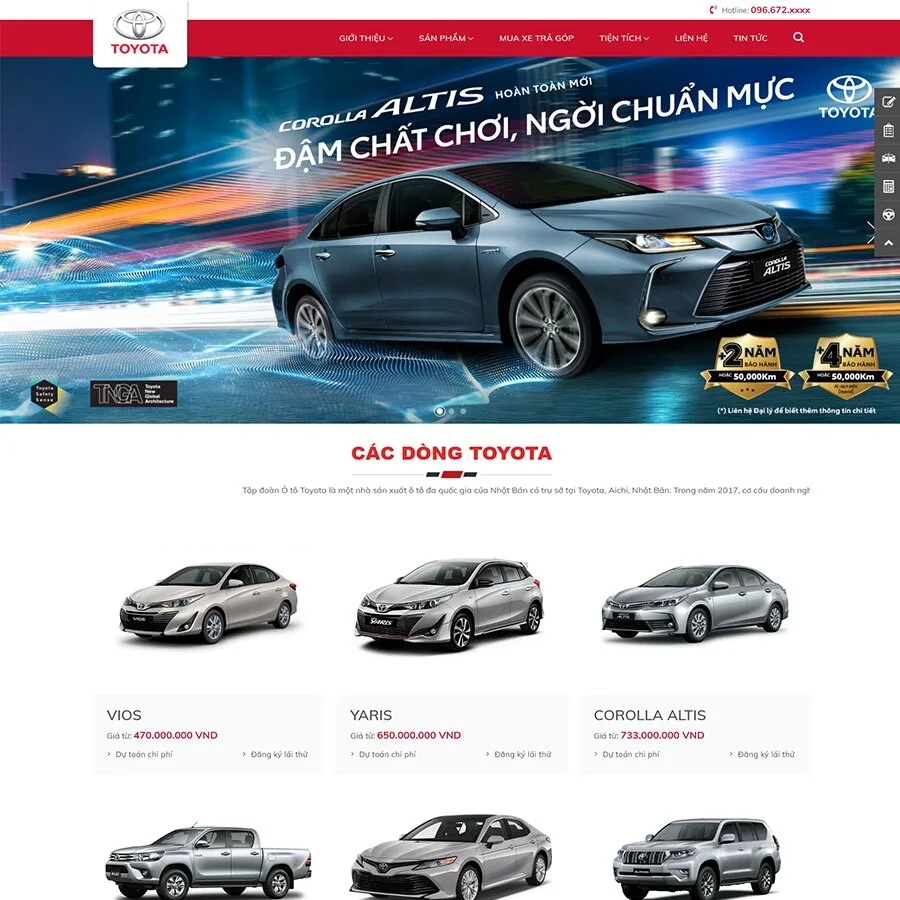 Website Xe Hơi