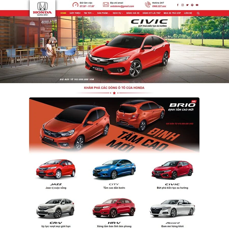 Website Xe Hơi