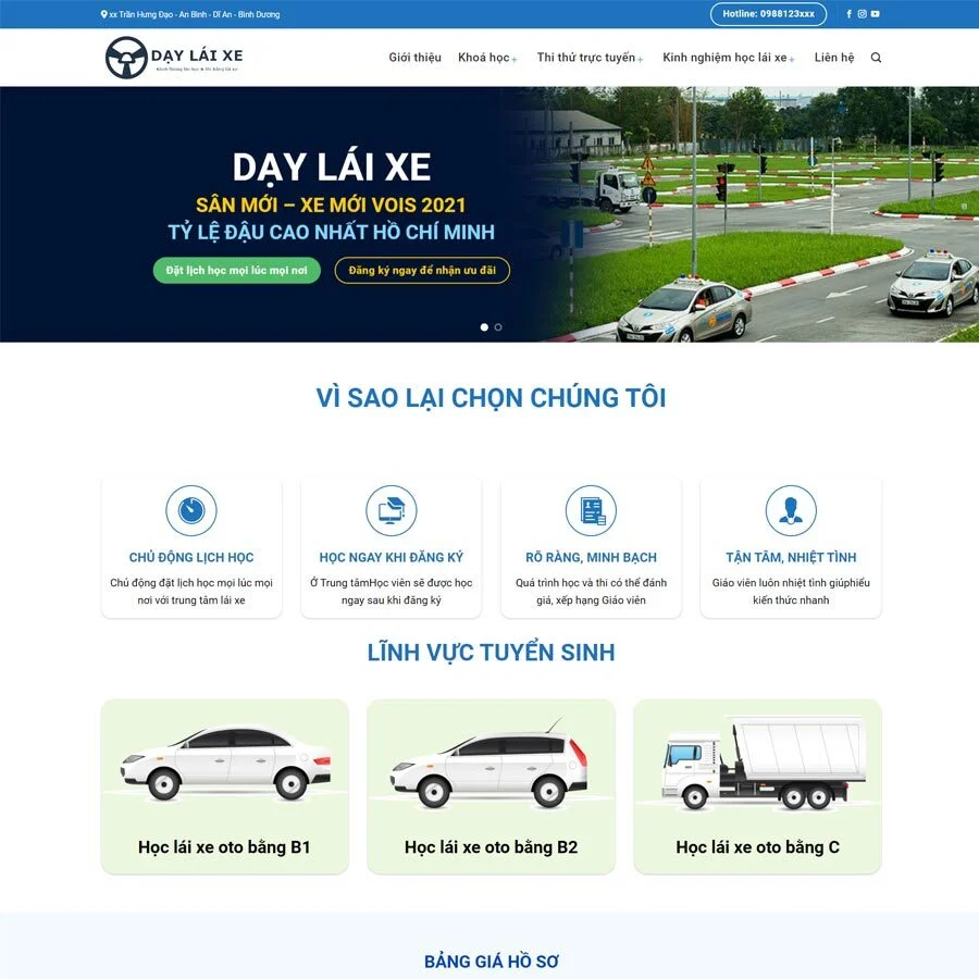 Website Xe Hơi