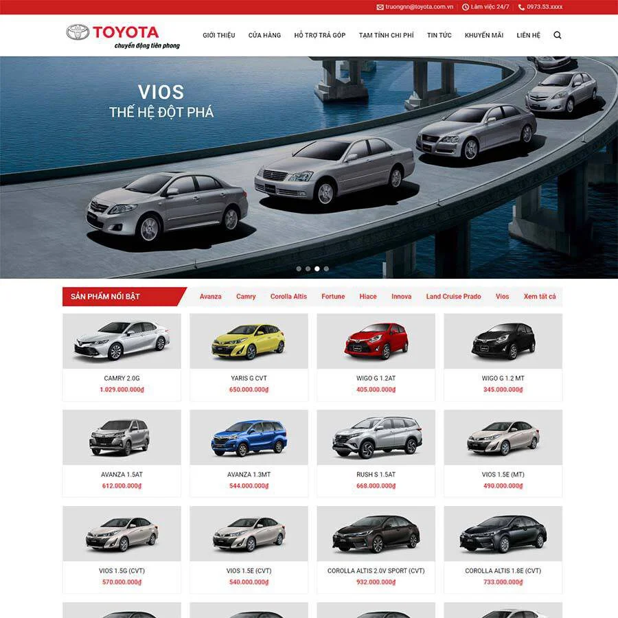 Website Xe Hơi
