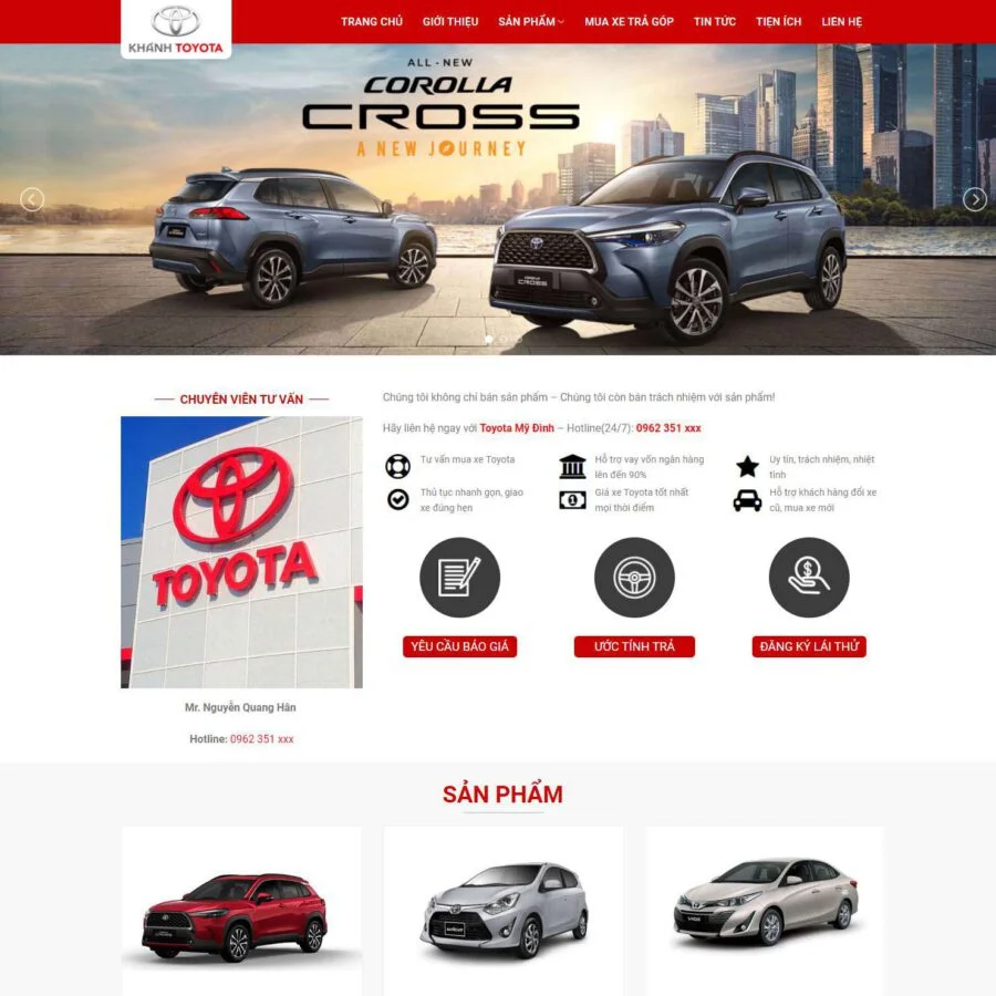 Website Xe Hơi