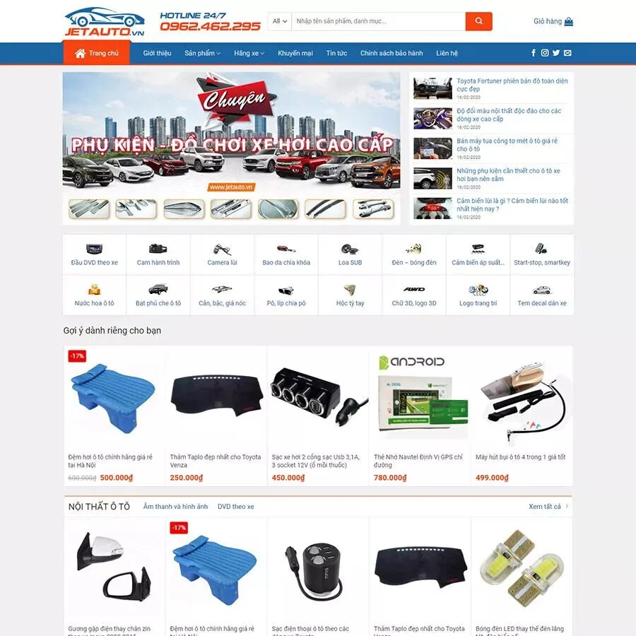 Website Xe Hơi
